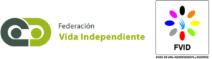 Logotipos de la Federación de Vida Independiente y del Foro de Vida Independiente y Divertad
